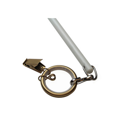 Accessoire de quincaillerie pour rideau en fibre de verre 0,25 po Camas