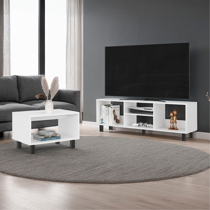 2Pc Living Room Set Millville, Living Room, White
