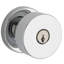 Contemporary Keyed Door Knob with Contemporary Round Rose-280394572-280394314-279292637