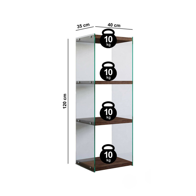 Ciaria 120cm H x 40cm W Bookcase