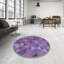 Tapis mauve à motif géométrique Branford-1897703512