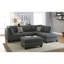3PC sectionnel en bleu gris