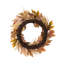 Couronne de sorgho multicolore de 24 po de longueur comprenant un support à couronne de métal noir gratuit