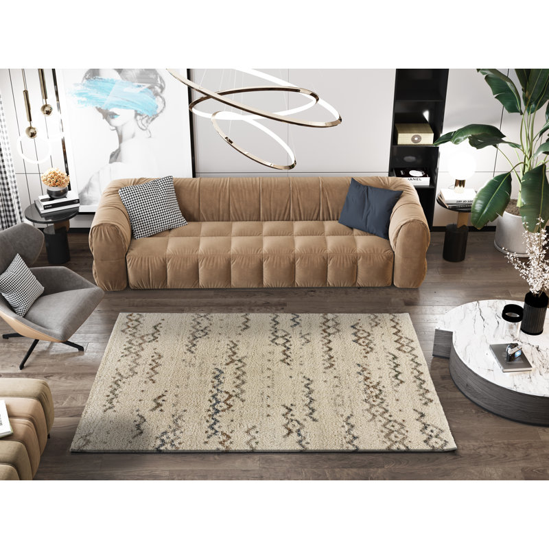 Zuzana Geometric Area Rug, Rectangle 135 x 190cm