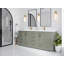 Esin 84'' Double Bathroom Vanity with Top-78600244