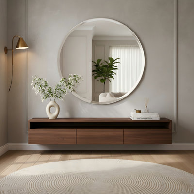 Miroir de salle de bain moderne sans cadre 36 po