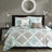 6 Piece Printed Quilt Set With Throw Pillows-108977333-108977336