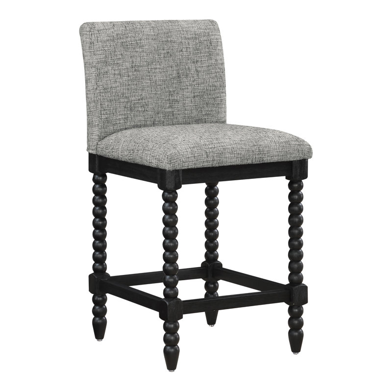 Chelena 26" Spindle Counter Stool, Graphite