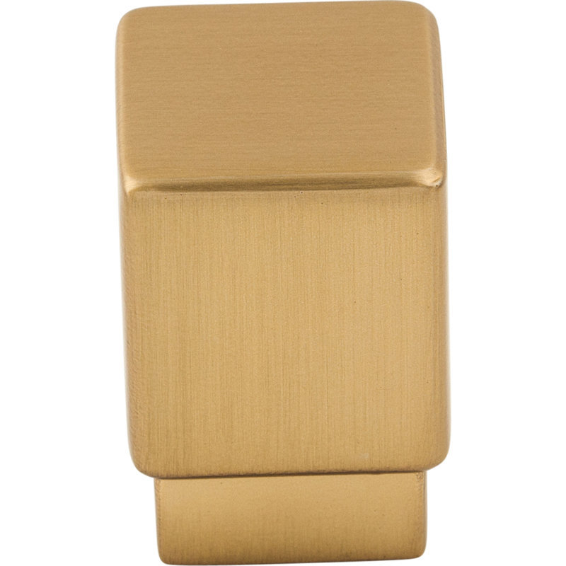 Tapered 1" Length Square Knob, Honey Bronze, 3/4" Knob Length