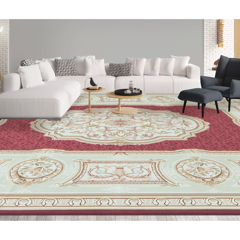 Aubusson Renaissance Wool Oriental Area Rug