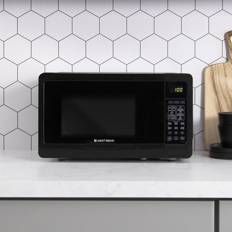 West Bend 0.7 cu. ft. Microwave Oven, Black