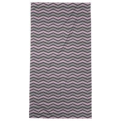 Serviette de bain à chevrons ondulés Stephenie