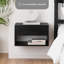 Halya Solid Wood Bedside Table Floating Nightstand-899469588