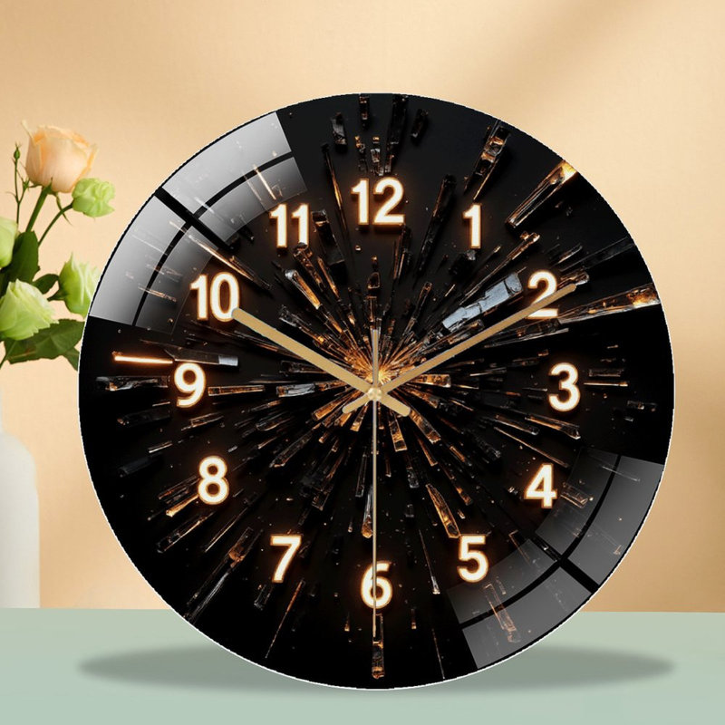 Horloge murale créative 12 po