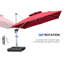Steve 3m Square Parasol (must purchase base separately)-883739989