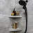 Palisade Vinyl Waterproof Corner Shower Shelf in Wind Gust/Urban Coast-98678568