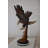 Eagle Flying And Looking Down For Prey Bronze Statue Size: 29" X 17" X 28"H