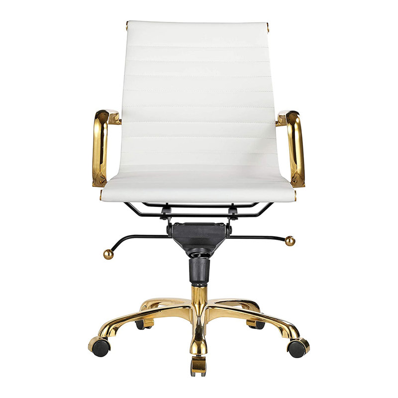Chaise de travail réglable en hauteur, Blanc