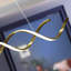 Bedwyr 2 - Light Bright Golden LED Novelty Pendant