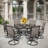 Sutiya 7-Piece Metal Patio Dining Set