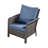 7 - Person Rectangular Outdoor Dining Set with Fire Pit Table and Cushions-1207009677-1194115120