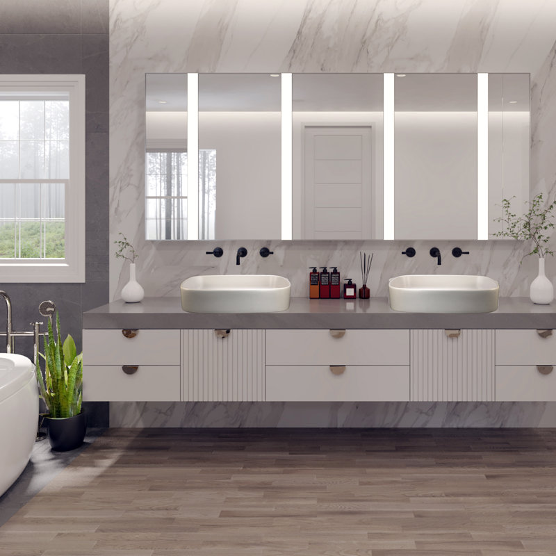 Regatta 24'' L Bathroom Sink, White