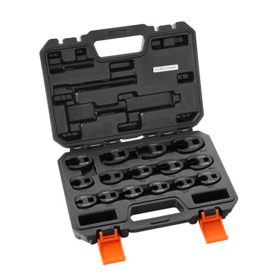 WFX Utility™ Crowfoot Wrench Set, 1/2" and 3/8" Drive 15-Piece