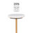 Houston Marble Top Pedestal Side Table