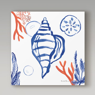 'Coastal Jewels II' Print on Wrapped Canvas