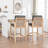 Willbanks 27.5” Tall Solid Wood Bar Stools (Set Of 2)-1740627367