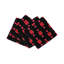 Serviettes de cocktail en satin de coton Gem Rubys-593356341
