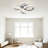 Janyia 1 - Light 11.81" Unique/Statement Geometric LED Semi Flush Mount