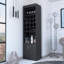 Armoire de bar 16 tablettes Black Wengue