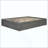 Platform Bed Frame With 4 Storage Drawers And Footboard Storage Cubby, No Headboard, Modern Space-Saving-1759996059