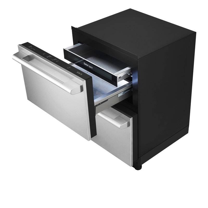 24" Integrated Undercounter Dual-Drawer Refrigerator