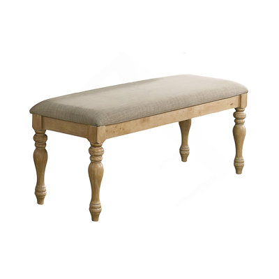 Solid Wood Upholstered Dining Bench