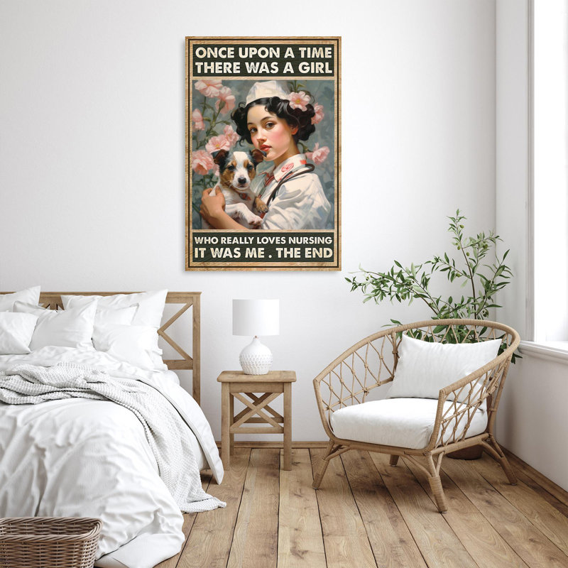 «Who Really Loves Nursing On», impression sur toile, H 36 po x l 24 po x P 1,25 po