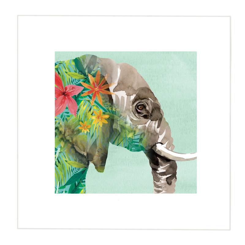 Elephant 1 Piece Wall Art