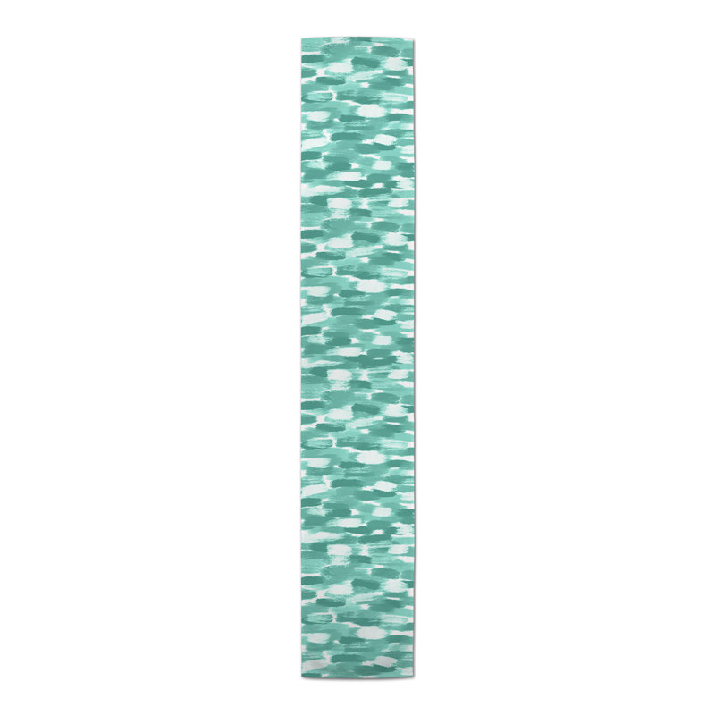 Colier Rectangle Polyester Table Runner, 90" x 16", Teal