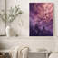 Art sur toile, plantes et feuilles tourbillonnantes mauves-637951483