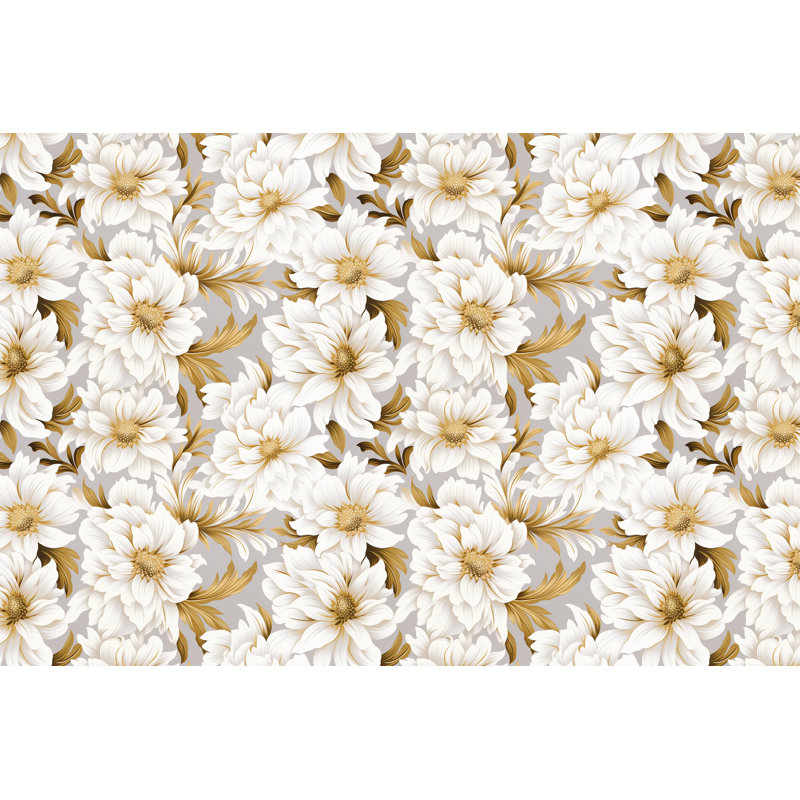 Rideaux à motif floral - 6147, L 40 po x L 82 po