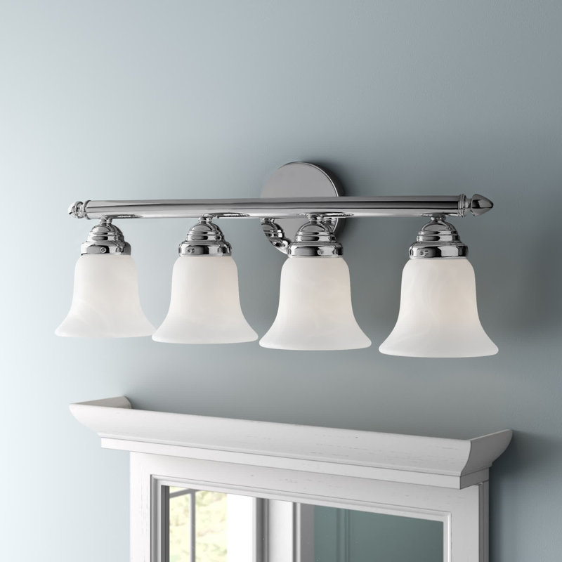 Hardin 4 - Light Dimmable Vanity Light, Polished Chrome