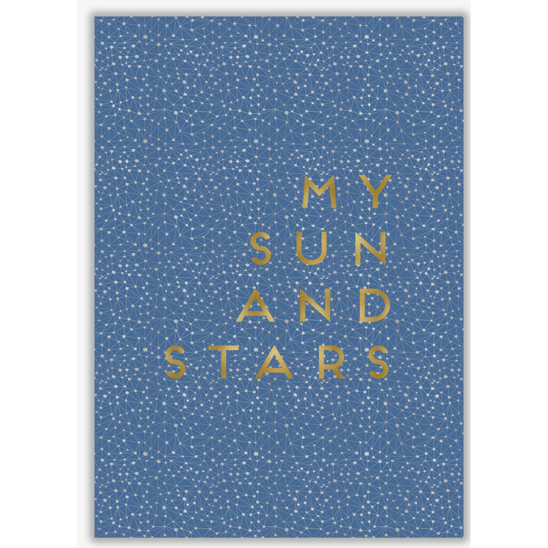 My Sun And Stars - Print, No Frame, 42 cm H x 30 cm W x 1 cm D