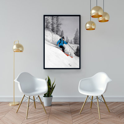 " Man Skiing In Mountain "