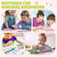 Pink MDF Children's Study Desk And Chair Set With 2 Storage Compartments-878773137