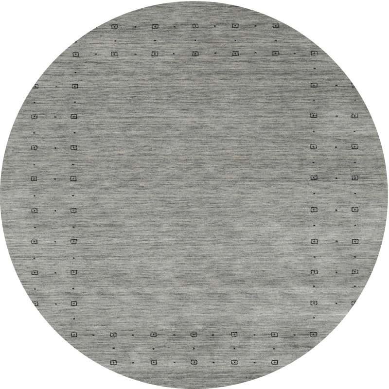 Abstract Indoor Rug, Round 7'