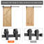 Single Barn Door Hardware Kit-1781249547