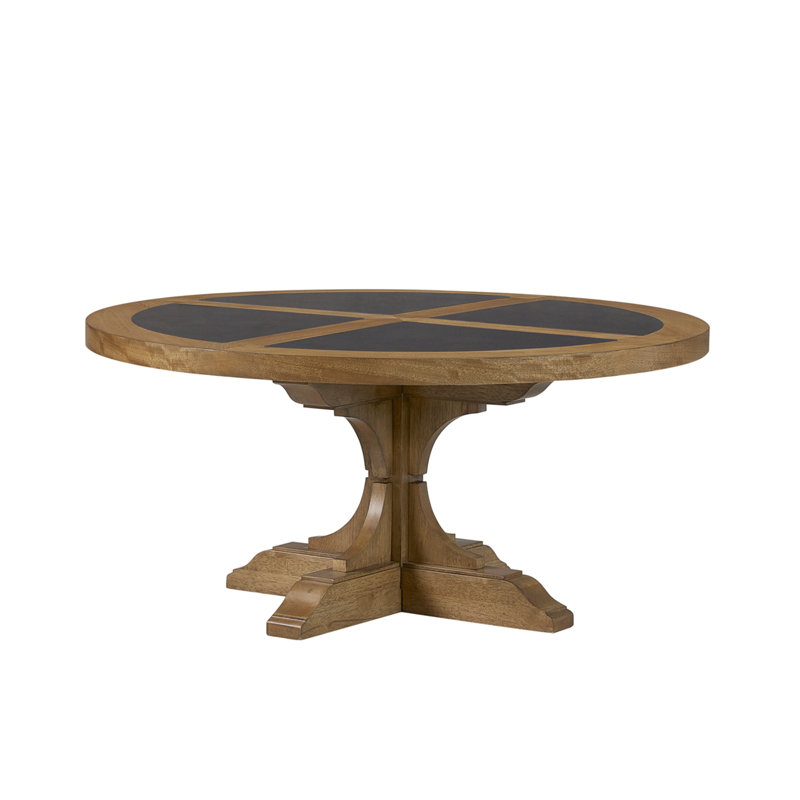 Table de cocktail ronde en hickory, Amande