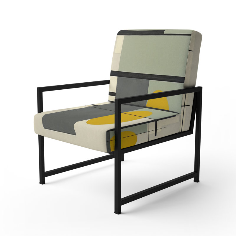 Fauteuil d'appoint Crotzer, Noir, noir, noir, noir