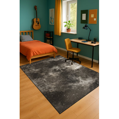 Tapis noir Mosso